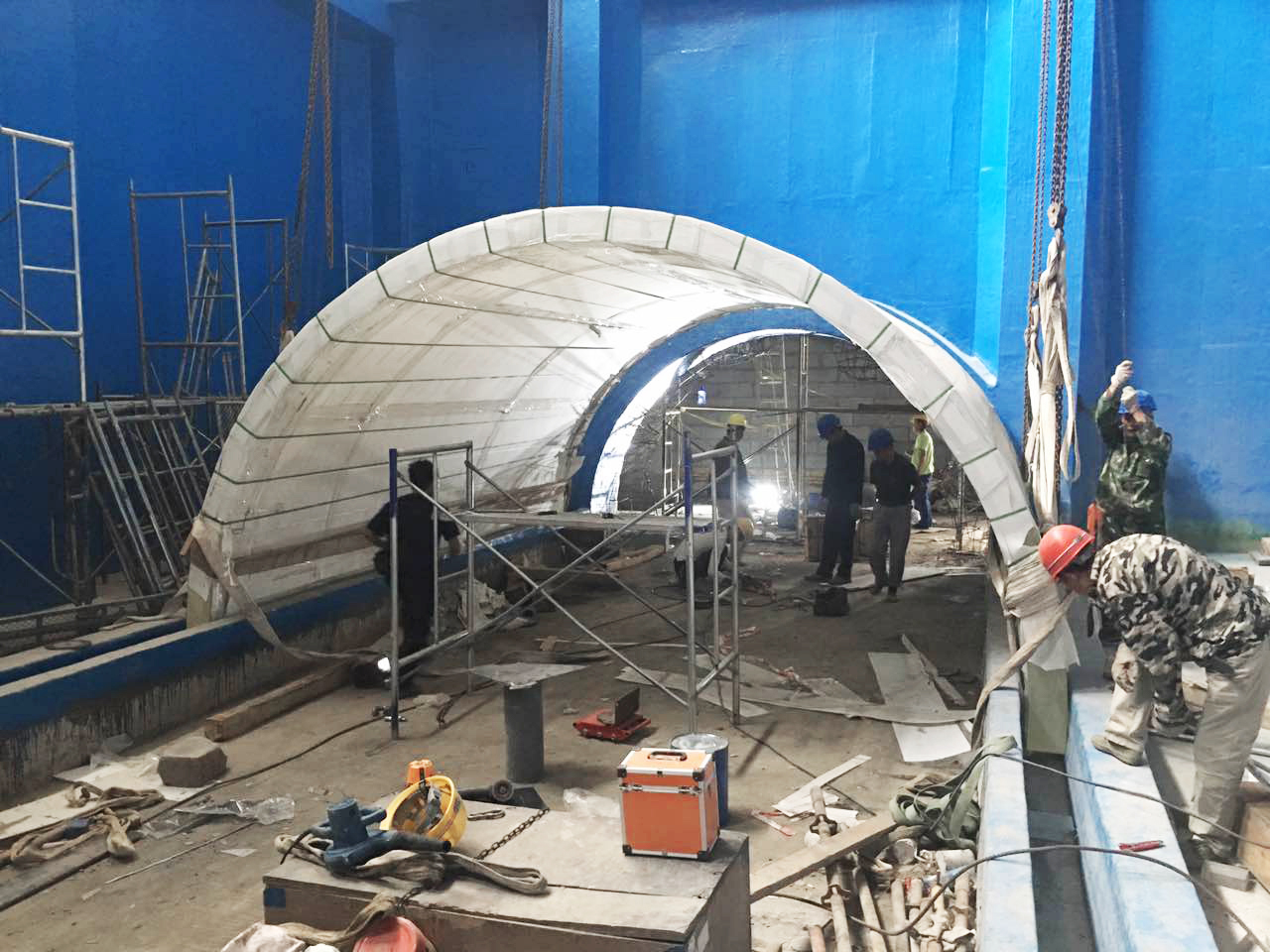 Aqu&aacute;rio t&uacute;nel acr&iacute;lico - fabrica&ccedil;&atilde;o