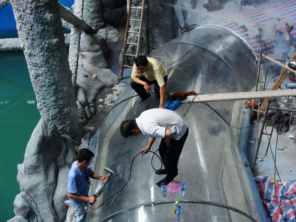 Hefei Hanhai Polar Ocean World - T&uacute;nel do Aqu&aacute;rio Leyu (4)