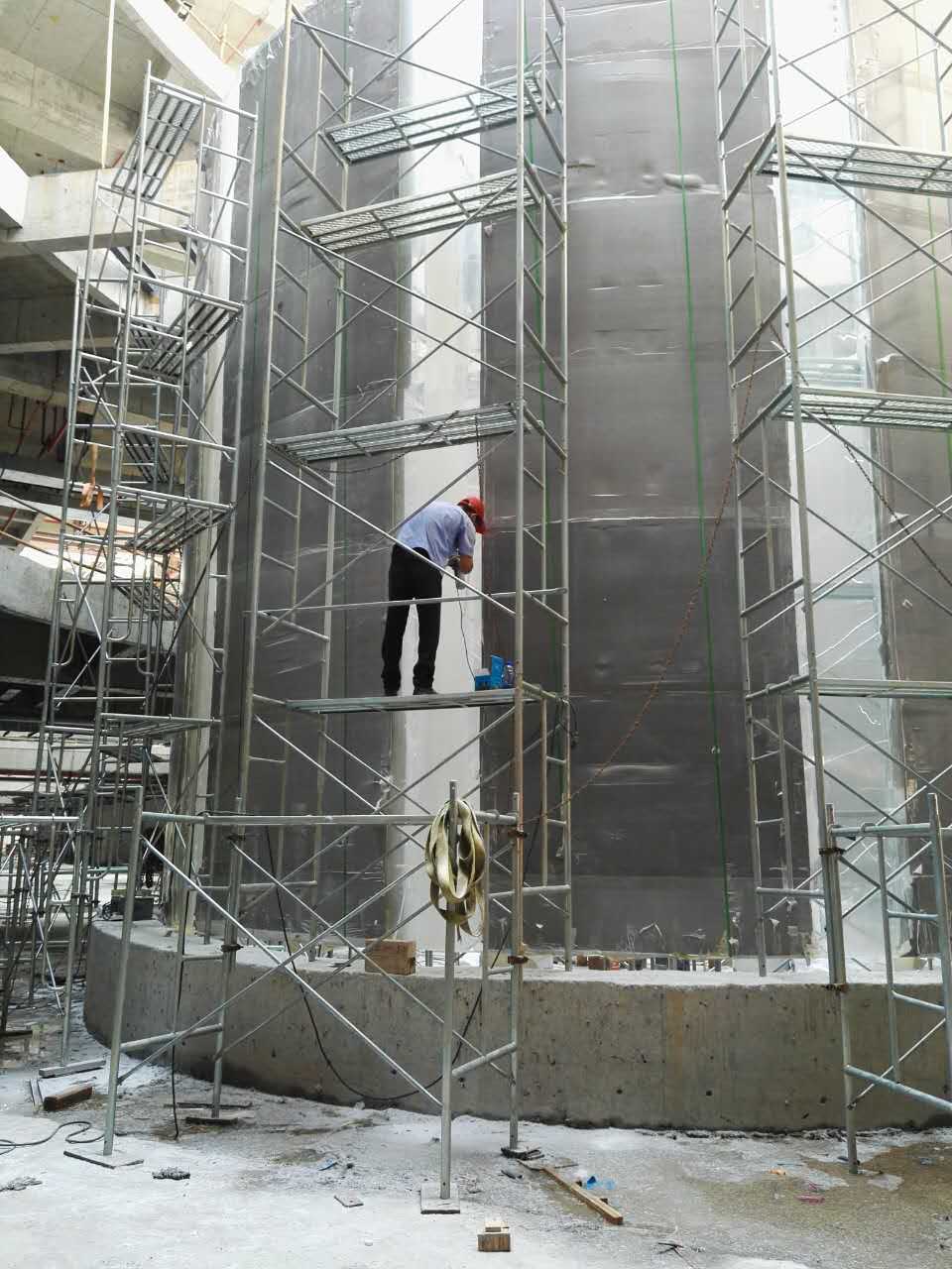 Aqu&aacute;rio cil&iacute;ndrico acr&iacute;lico - LEYU INSTALLATION