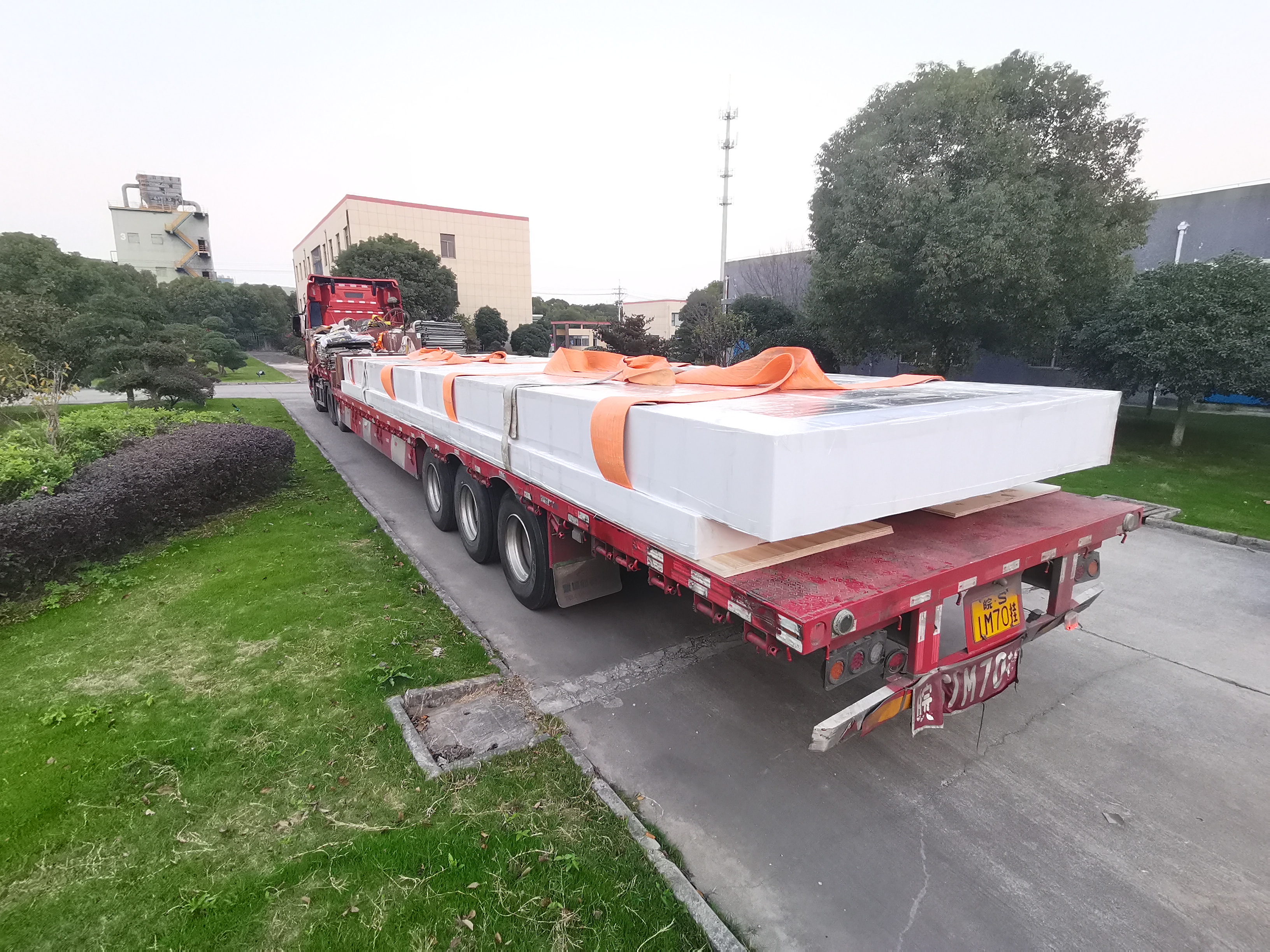 Painel acr&iacute;lico - embalagem e transporte