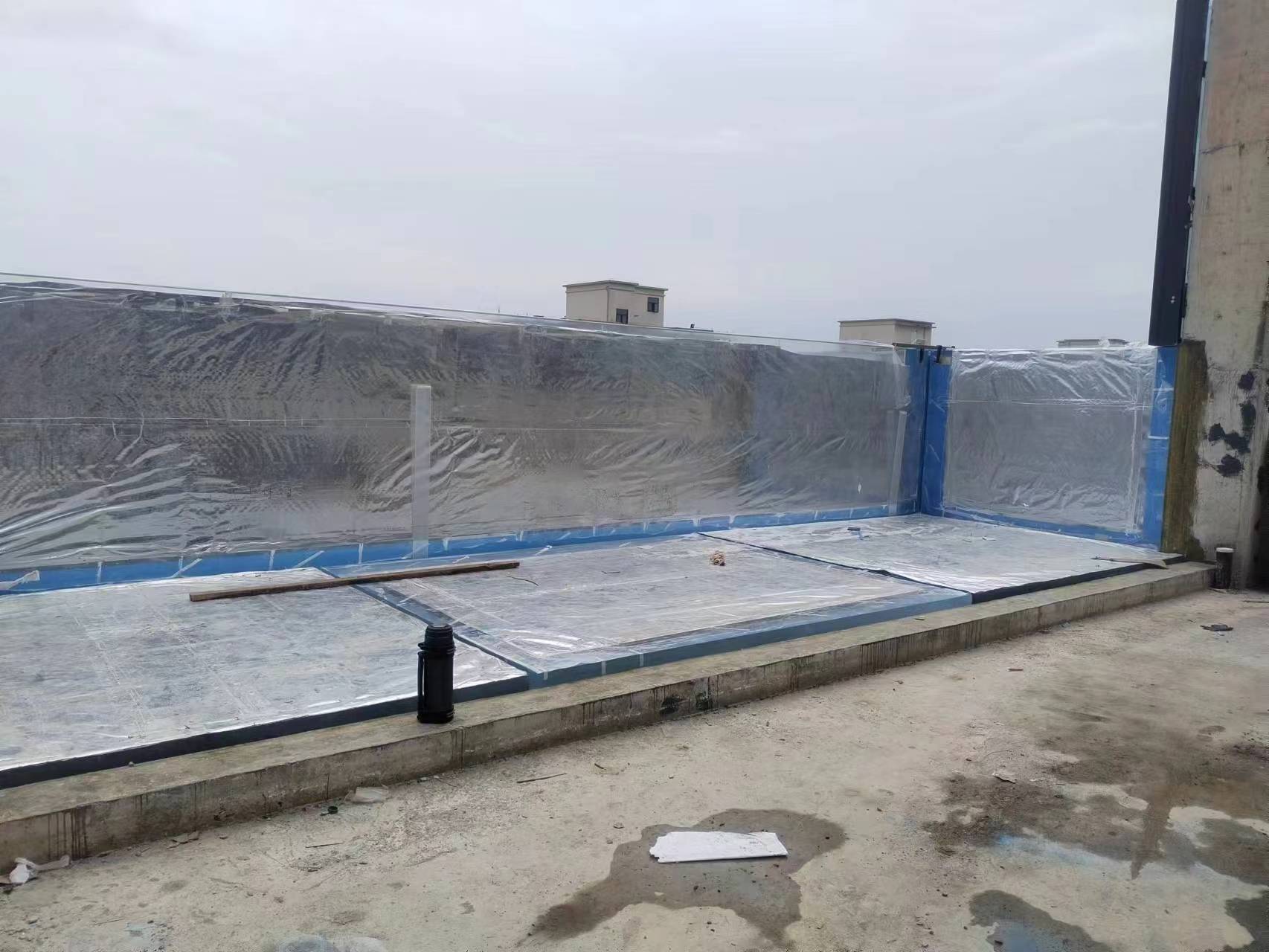 Piscina acr&iacute;lica - instala&ccedil;&atilde;o