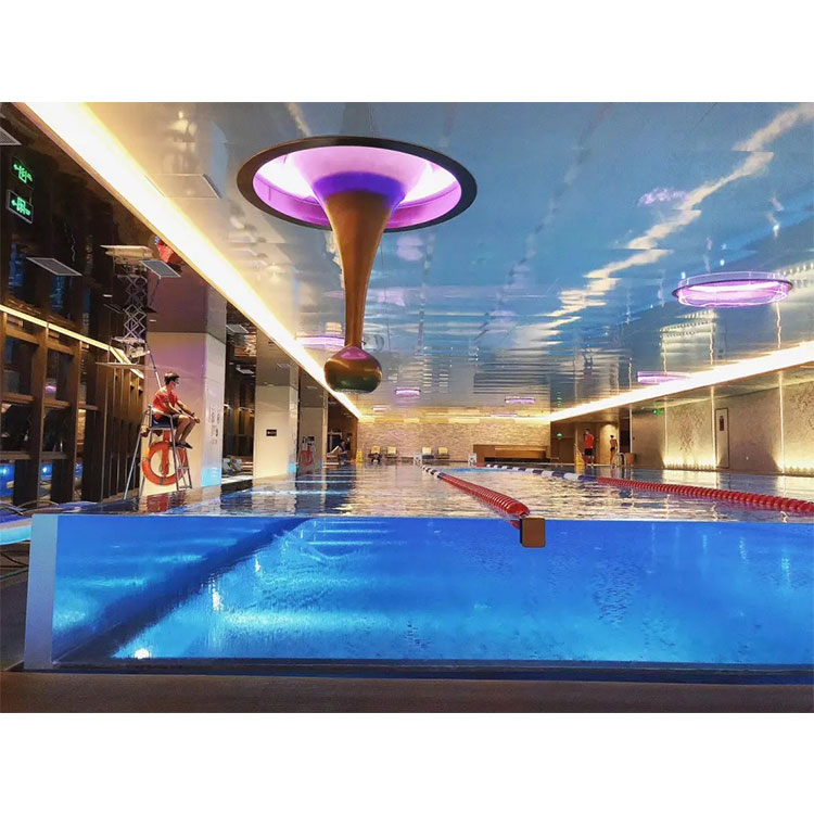 Fabricante e instalador de parede de piscina de acrílico transparente com preço direto da fábrica - Leyu