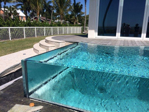 Piscina de acrílico Casa na região do Oriente Médio - Leyu Pool