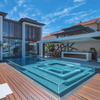 Descubra o que há de melhor em luxo aquático: folha acrílica Leyu para piscina nas Filipinas e além do sudeste da Ásia