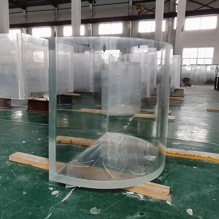 Aquário de peixes tropicais à venda Leyu fábrica de acrílico personalizado profissional - leyu