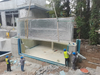 Painel de acrílico transparente para piscina externa acima do solo - leyu