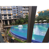 Janelas de acrílico para piscina - Piscinas infinitas - Painéis de vidro para vidro de piscina - Leyu