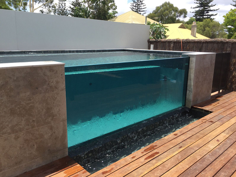 Fábrica - personalizado - boa qualidade - acrílico transparente - piscina - Leyu