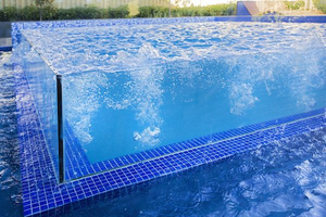 Custo de instalação de piscina de acrílico acima do solo - Leyu