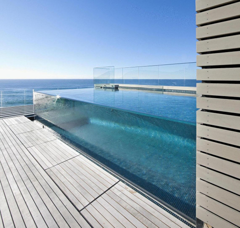 Fabricante e instalador de parede de piscina de acrílico transparente com preço direto da fábrica - Leyu
