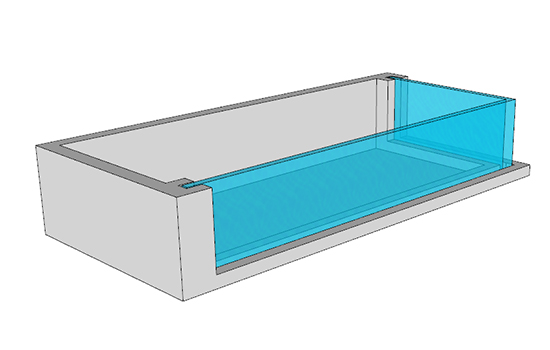 L-Type Acrylic Swimming Pool3