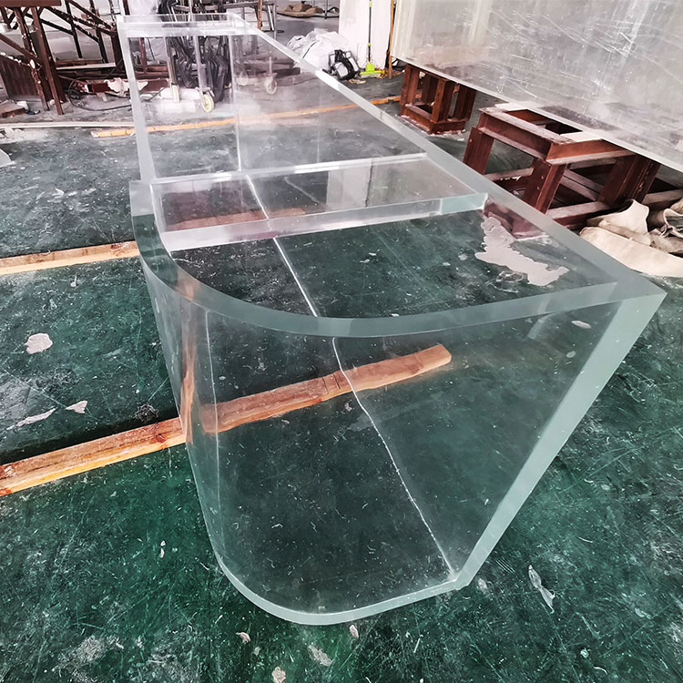 Aquário de peixes tropicais à venda Leyu fábrica de acrílico personalizado profissional - leyu