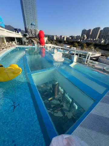 Venda quente Fornecimento direto da fábrica Piscina acrílica externa transparente - Piscinas acrílicas Leyu para venda 