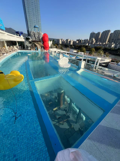 Venda quente Fornecimento direto da fábrica Piscina acrílica externa transparente - Piscinas acrílicas Leyu para venda 