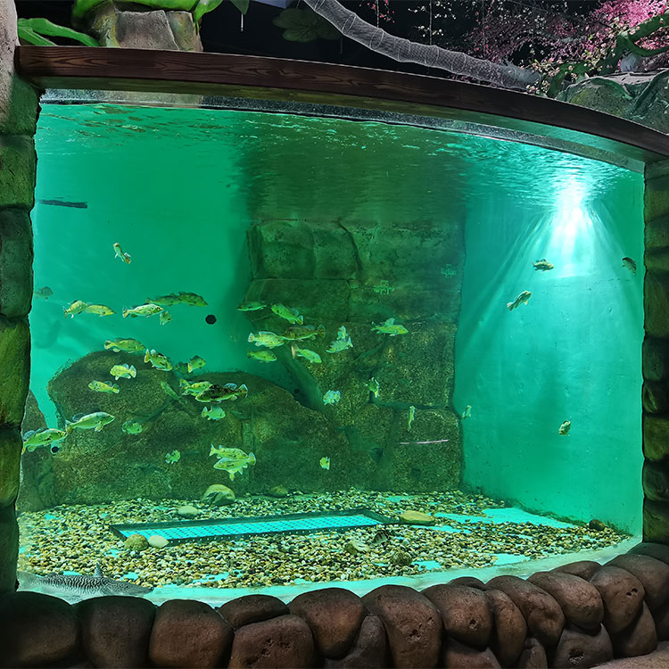 A fábrica chinesa é especializada em janelas de acrílico personalizadas para oceanário.- leyu 