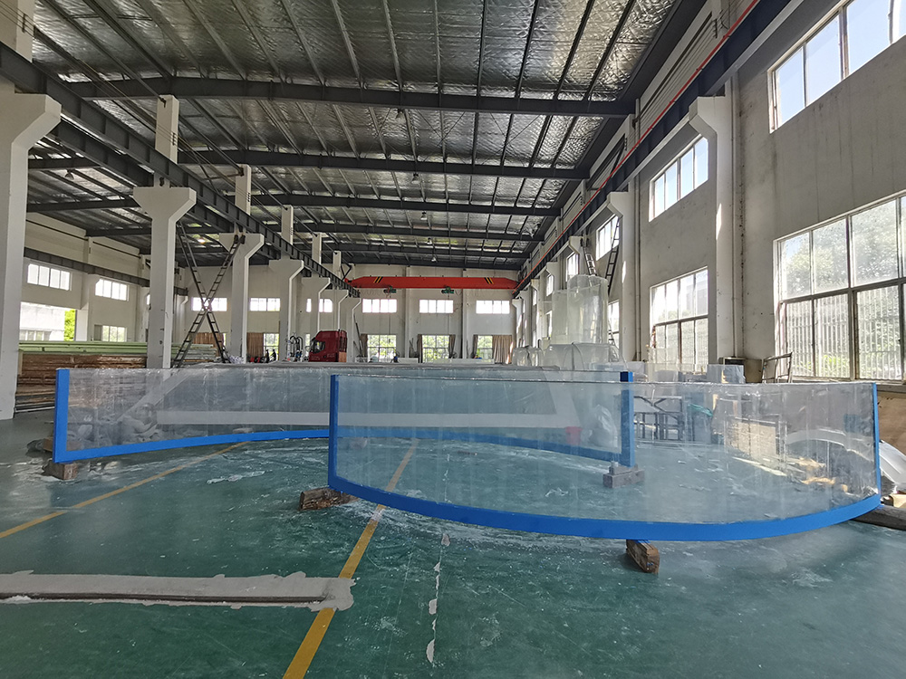 Venda grande aquário de acrílico transparente - Leyu