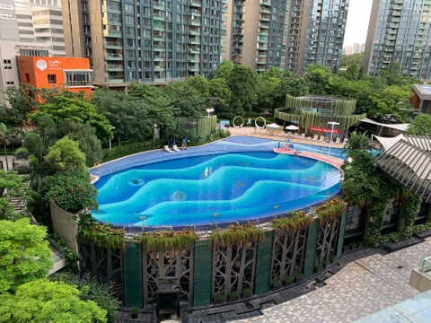 Painel acrílico personalizado para piscina de qualquer espessura - Leyu