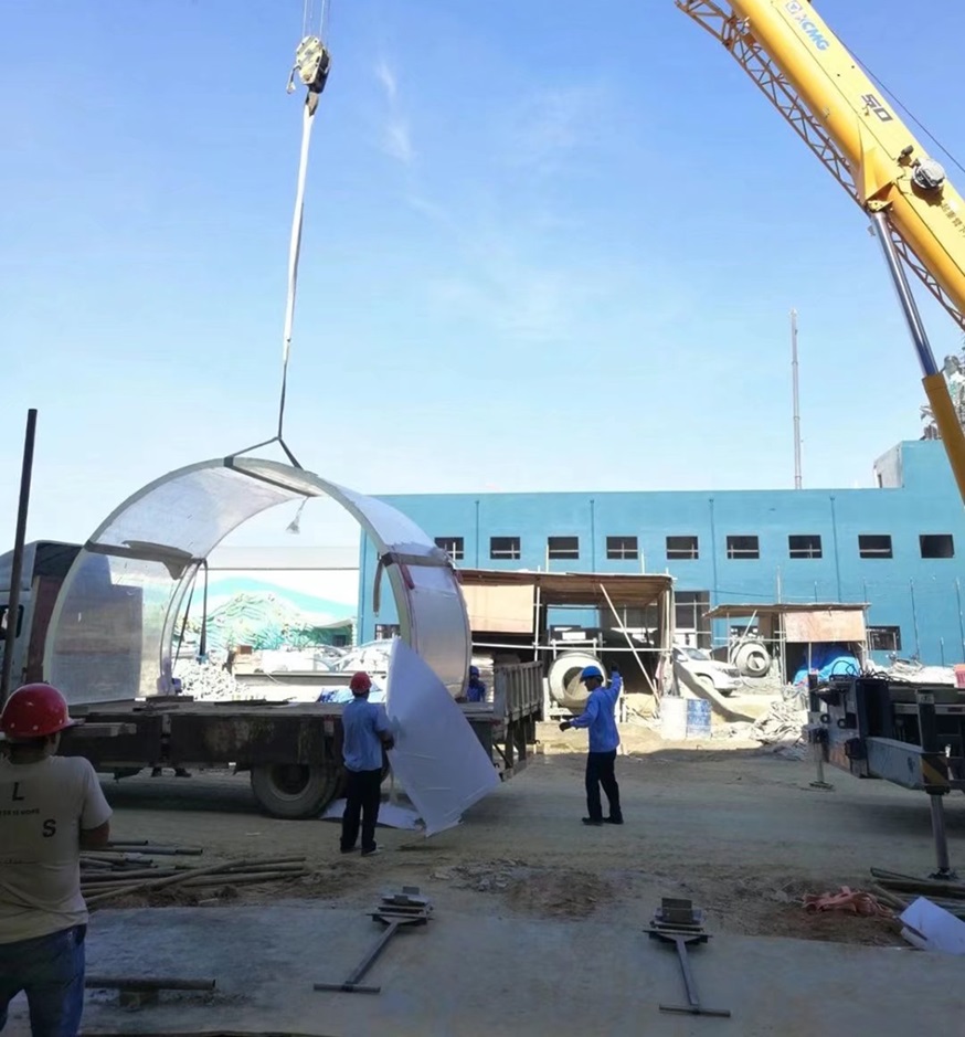 Qual aquário tem um túnel subaquático Leyu Factory vende túneis subaquáticos de acrílico- Leyu 