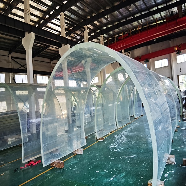 Túneis subaquáticos para aquários construídos por acrílico Leyu - LEYU
