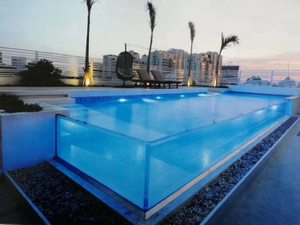 Revolucionando a vida luxuosa: projetos de piscinas com paredes de acrílico no Oriente Médio e Sudeste Asiático