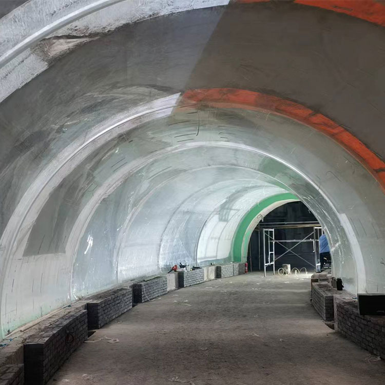 Túneis subaquáticos para aquários construídos por acrílico Leyu - LEYU