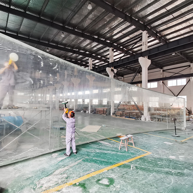 Engenharia de aquário Engenharia acrílica Design acrílico24 horas de serviço de fábrica barato - LEYU