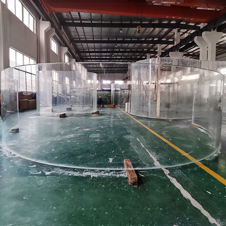 Fábrica de piscinas personalizadas com painel de visualização em acrílico transparente da China - Leyu