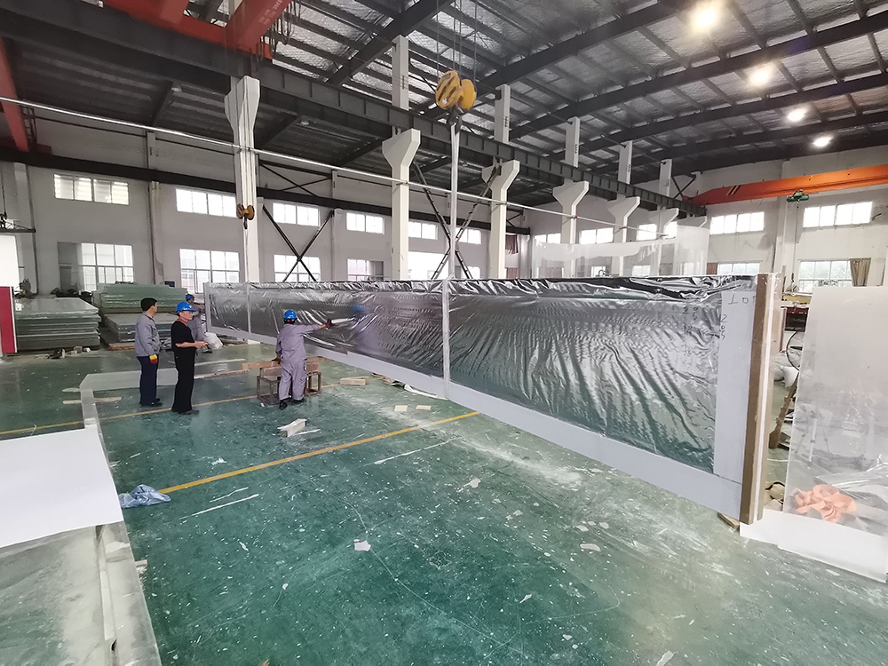 Fábrica - personalizado - boa qualidade - acrílico transparente - piscina - Leyu