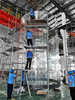 Fabricação e instalação de cilindro acrílico de grande porte - LEYU
