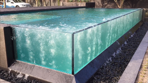 2024 Alguns designs comuns para piscinas de acrílico - Leyu